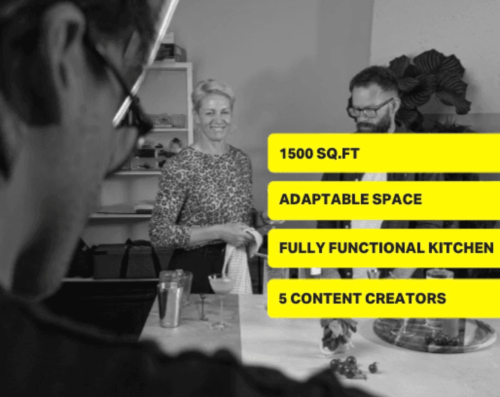 The TL;DR studio kitchen with 1,500 sq ft of adaptable space